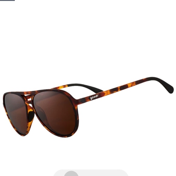 Brand New Goodr Tortoiseshell Aviator Sunglasses - Picture 1 of 7